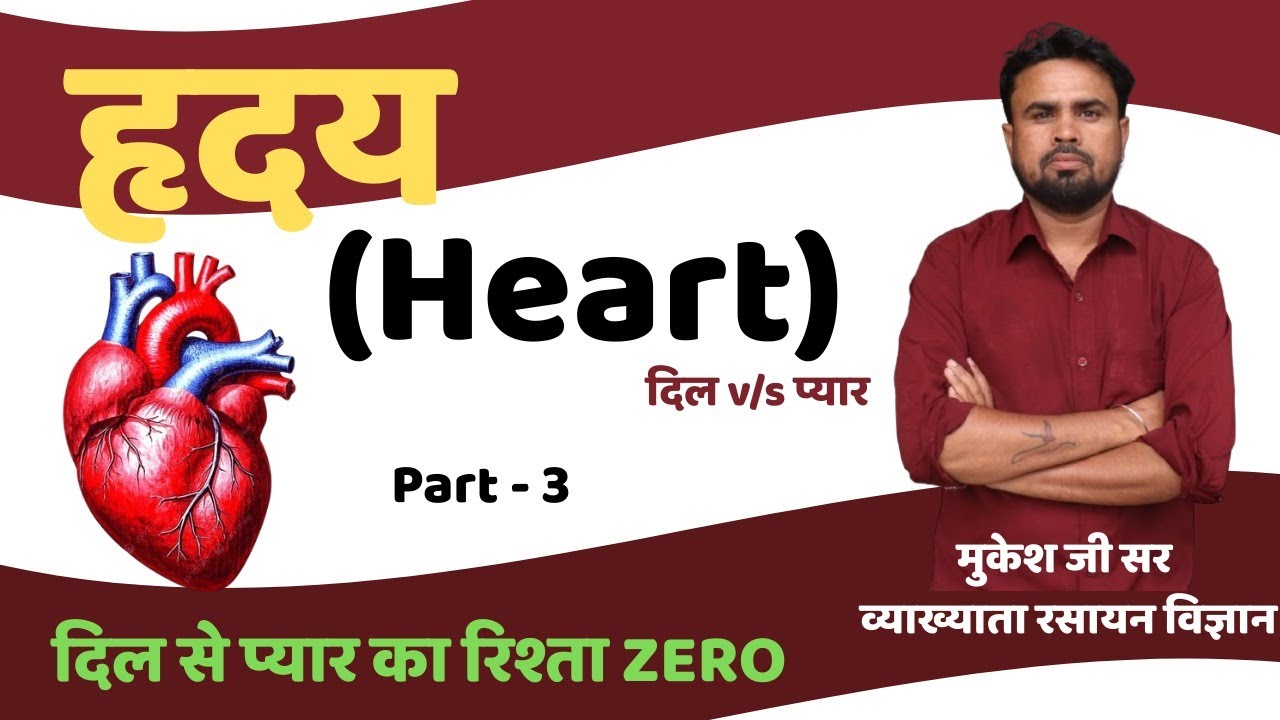PART -3 ह्रदय (HEART) 3RD GRADE L1,L2 (CET,PATWAR) BY MUKESH SIR