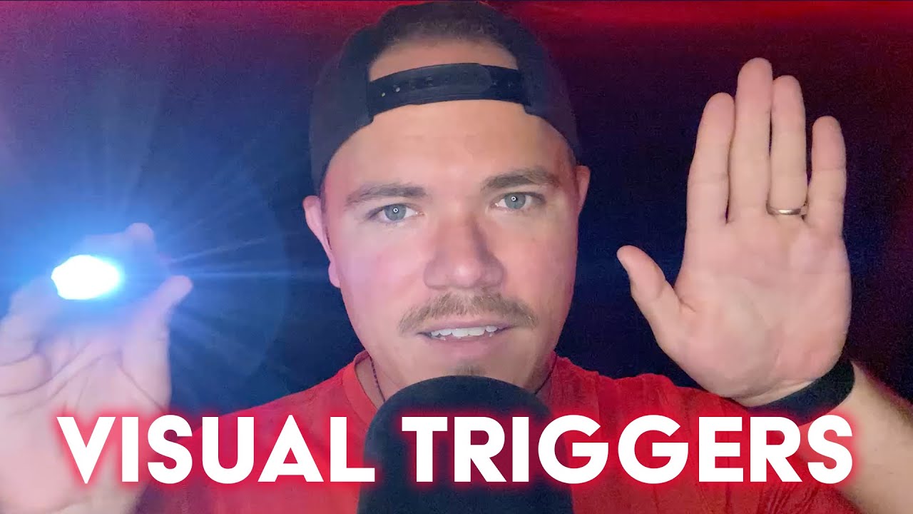ASMR Visual Triggers for Sleep (Pay Attention, Stress Pulling, Light...)