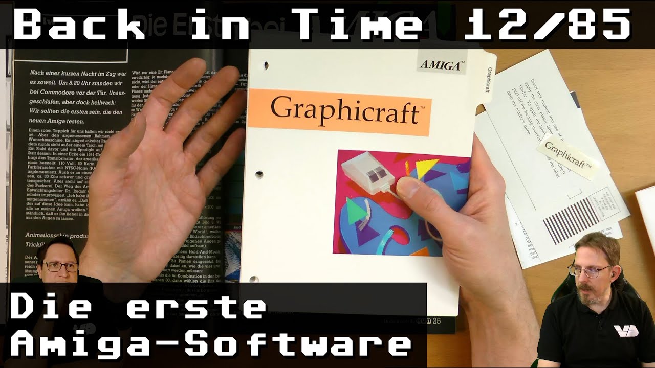 12/85: Die erste Amiga-Software (Back in Time)