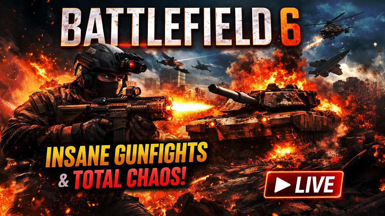 BATTLEFIELD 6 LIVE 🔴 | PURE CHAOS & NONSTOP WAR