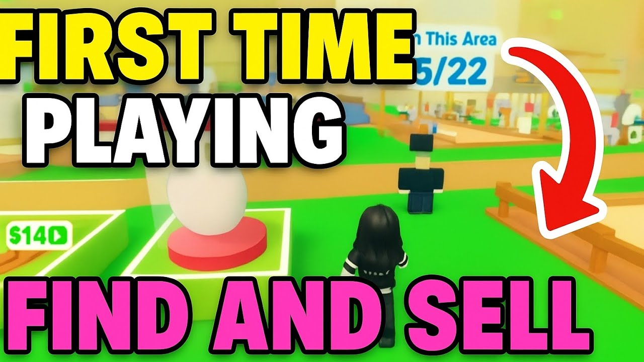First Time Playing Find and Sell in Roblox!!! 