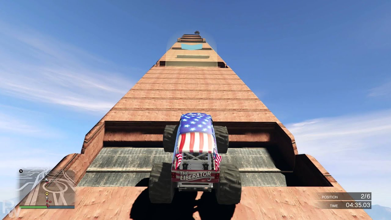 GTA 5 Online Race Liberator Hill Climb