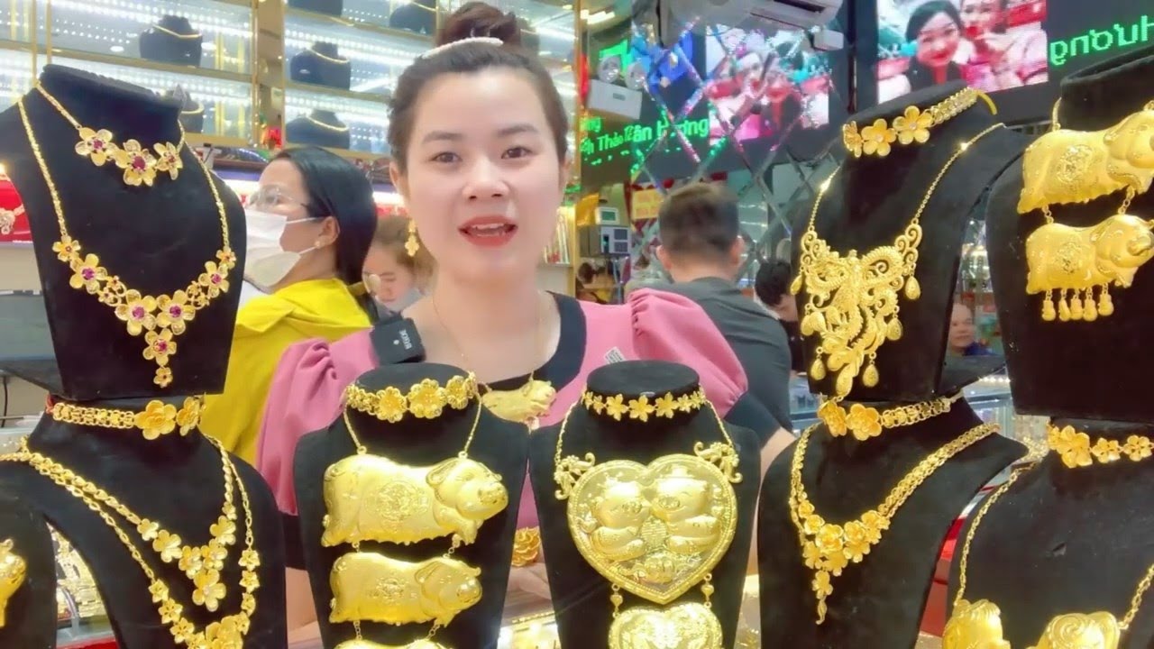 Tiệm Vàng Kim Thành Thảo Giới Thiệu Vàng Cty 610 và Vàng 24k _ Dây, Nhẫn, Bông