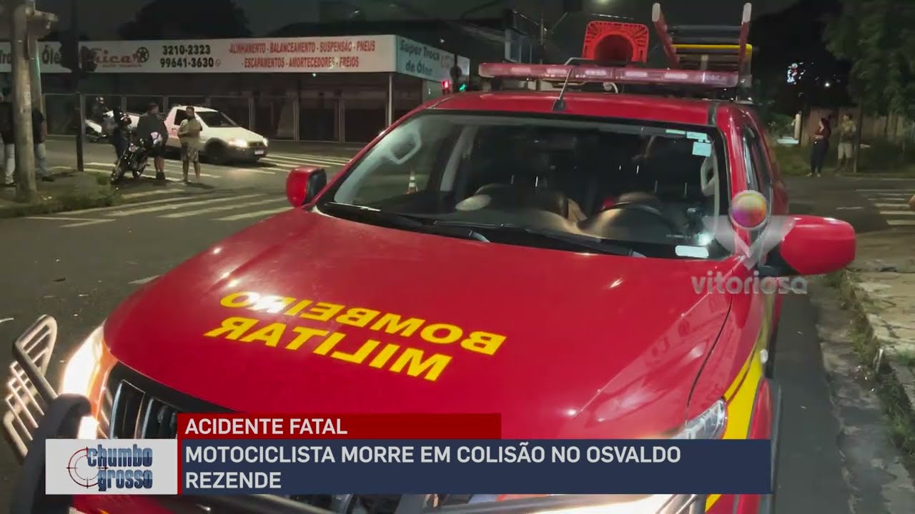 ACIDENTE FATAL: MOTOCICLISTA MORRE EM COLISÃO NO BAIRRO OSVALDO REZENDE, EM UBERLÂNDIA