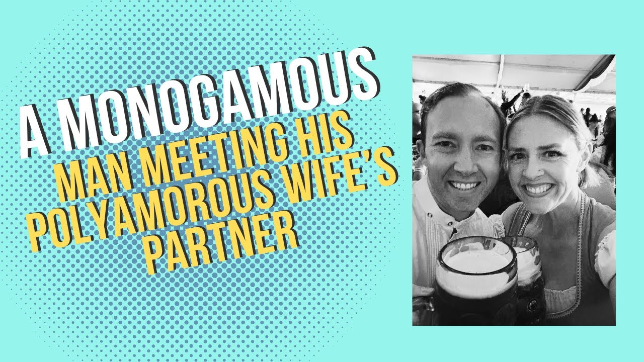 A monogamous man meeting his polyamorous wife's partner.