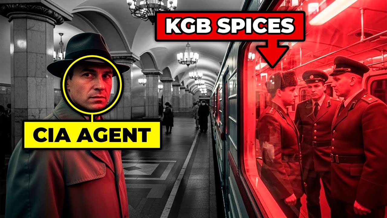 How a CIA Agent Used Moscow Metro Tunnels to Escape KGB Surveillance for 2 Years!