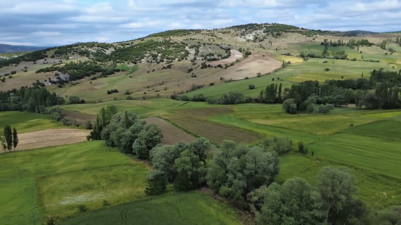Sivas yıldızeli çobansaray köyü drone dji mini 4k
