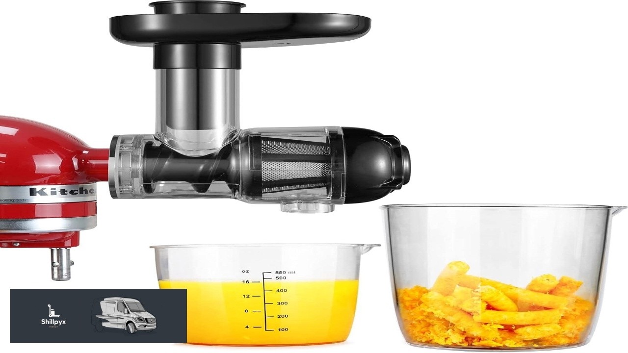 Masticating Juicer Attachment for Kitchenaid Mixers Slow Cold Press Juicing Compatible