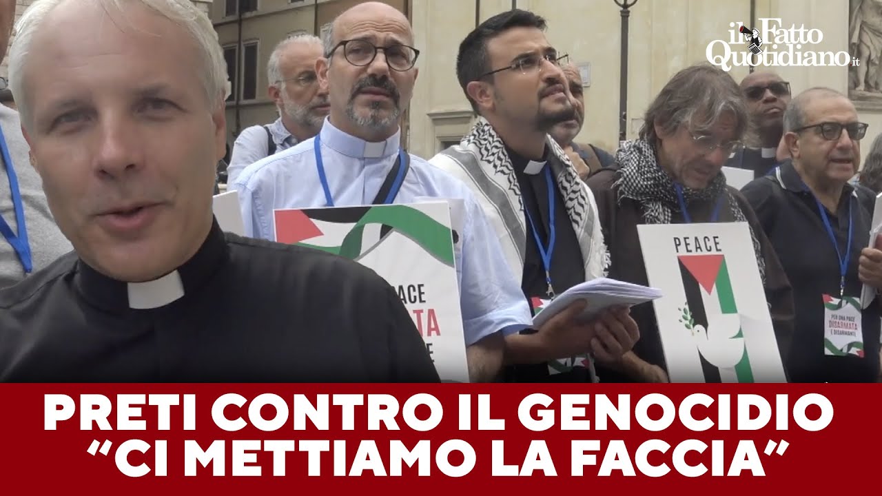 Preti contro il genocidio, il corteo a Roma: 