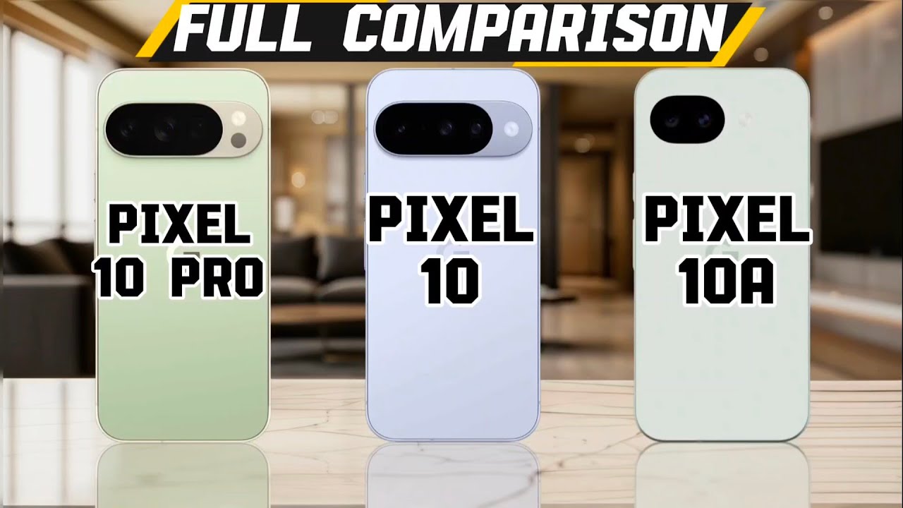 Pixel 10 Pro vs Pixel 10 vs Pixel 10a || which love is best 🤔? Let's find out 🕵️...