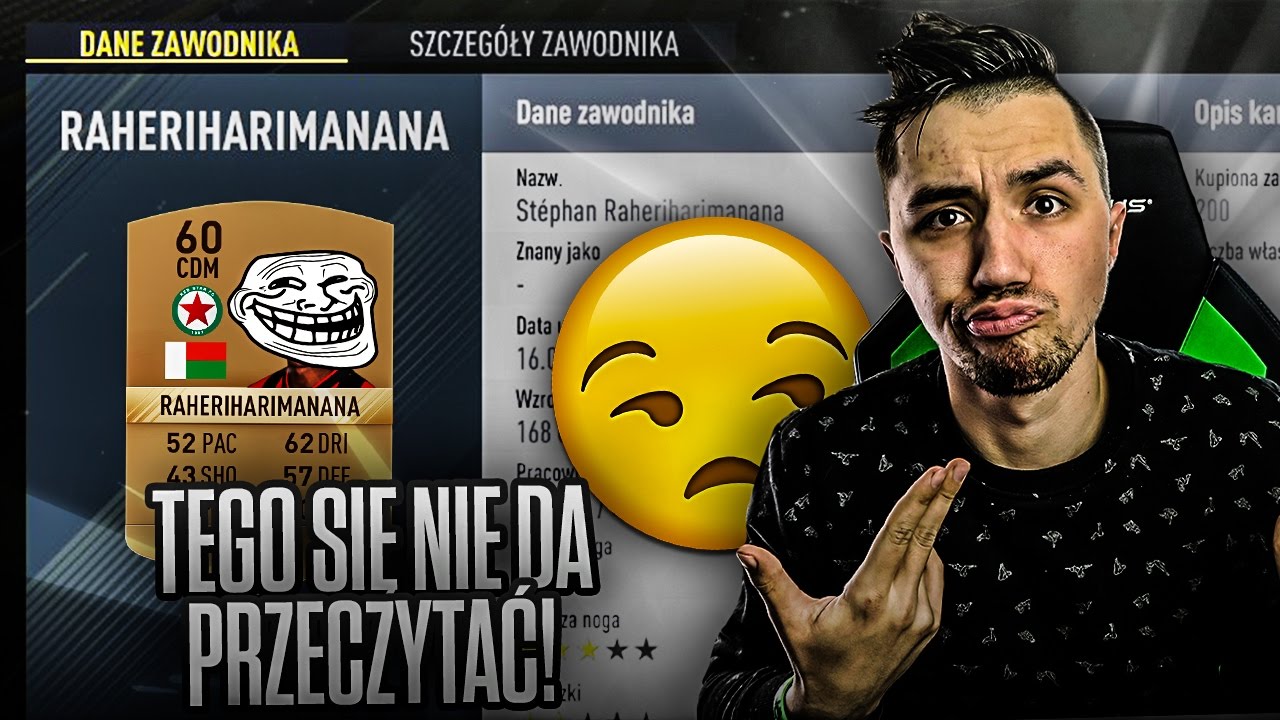 😂 CZYTAM NAJTRUDNIEJSZE NAZWISKA W FIFIE! 😂 GENIALNY WOLEJ! 👏