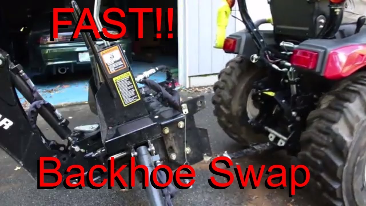 Fast! Yanmar Backhoe Swap