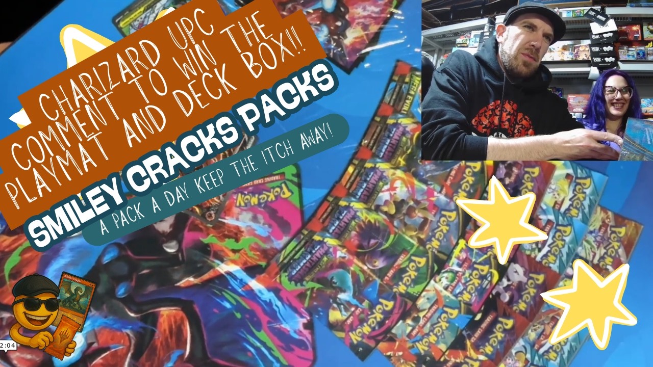 *GIVEAWAY* Watch to Win! I Can Not Believe the VALUE in this Charizard UPC! #pokemon #crackinpacks