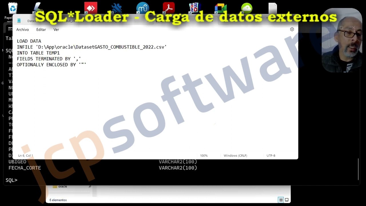 Cargar datos con Oracle SQL*Loader