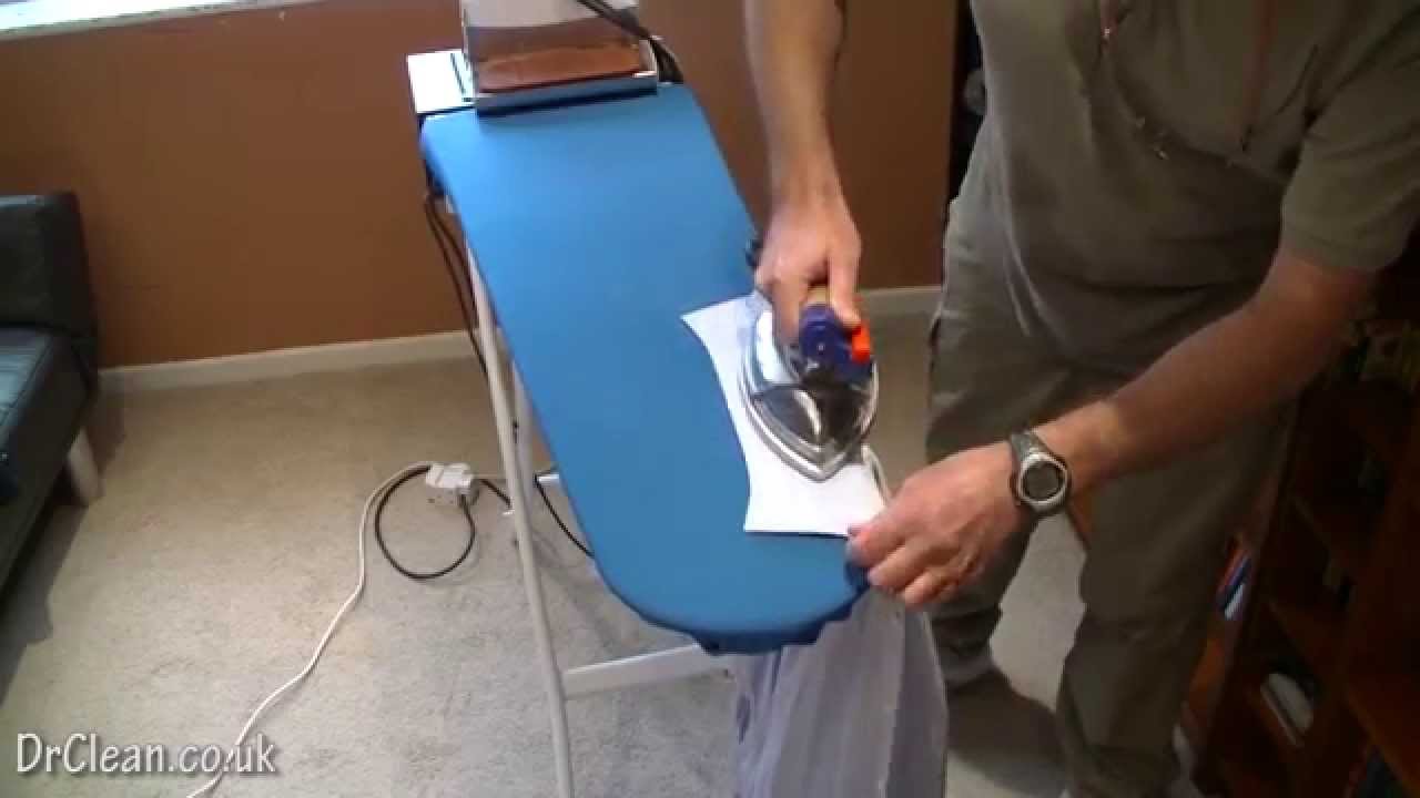 Ironing a Traditional Double Cuffed Shirt - DrClean