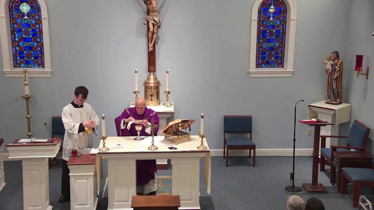 Daily Mass for Thursday of the second week of Lent.