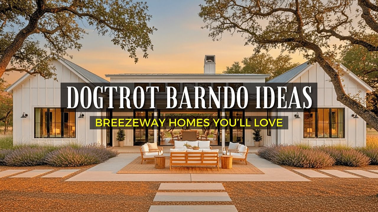 2025 Dogtrot Barndominium Designs: Breezeway Magic & Modern Farmhouse Vibes 🏡✨
