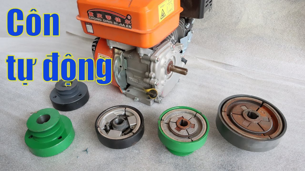 Ly hợp ma sát côn tự động sử dụng dây dai dây curoa động cơ 168cc