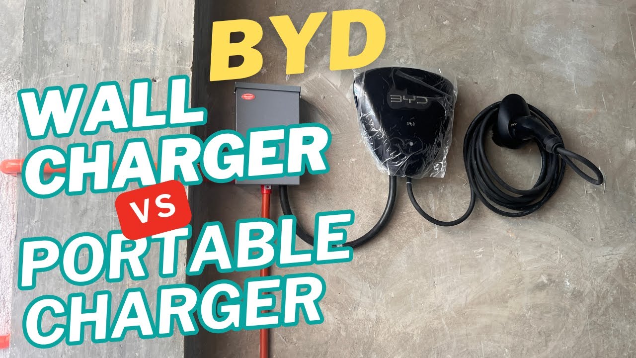 How do I charge my BYD Seagull at home? | 7kw Wall Charger Vs 1.7kw Portable Charger Comparison 2025