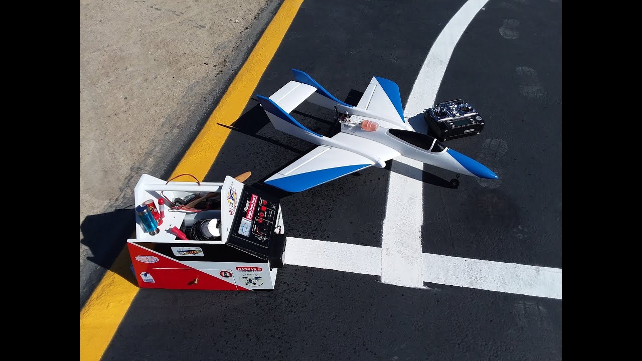 SD Models R/C Condor with Cox .049 Medallion flight at Castaic, CA