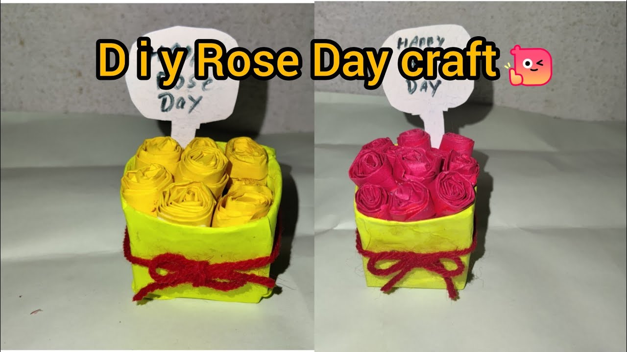DIY Rose Day gift craft🌹🌹🌹🌹👌👌