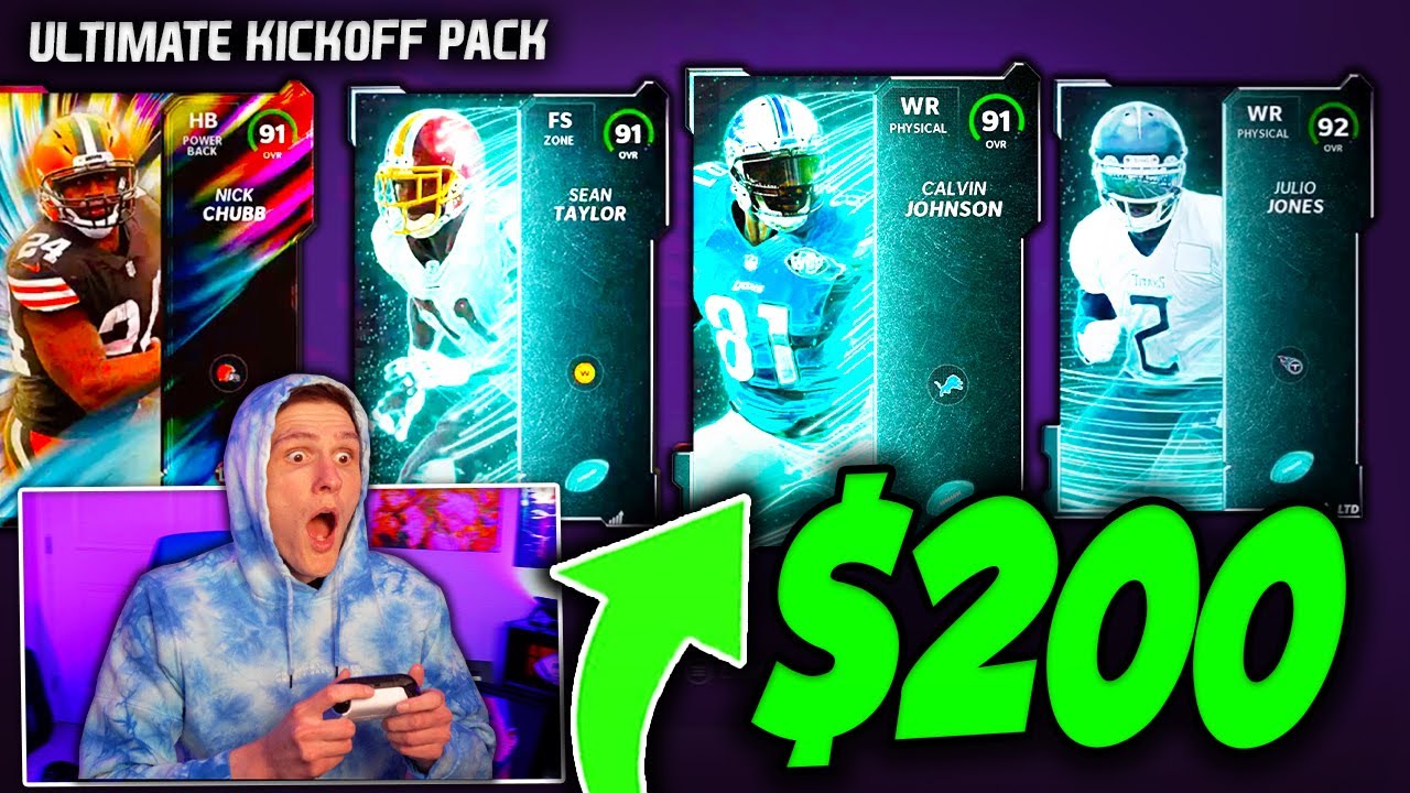 $200 Ultimate Kickoff Pack Opening... - Madden 22 Ultimate Team