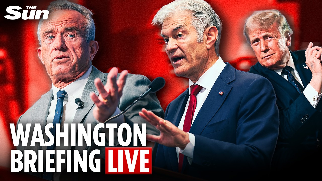 LIVE: Robert F Kennedy Jr and Dr Oz announce health initiative at HHS headquarters