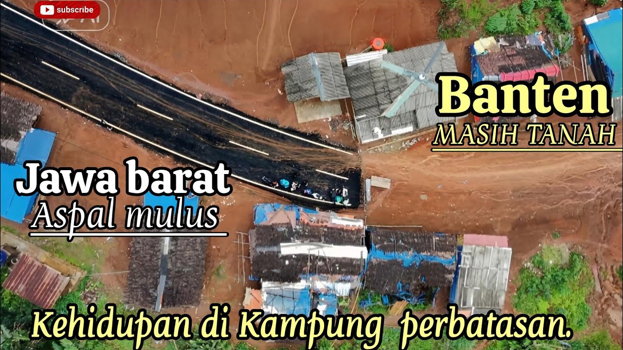 BEDA NASIB⁉️PADAHAL MASIH SATU NEGARA.INILAH PERBATASAN JABAR -BANTEN