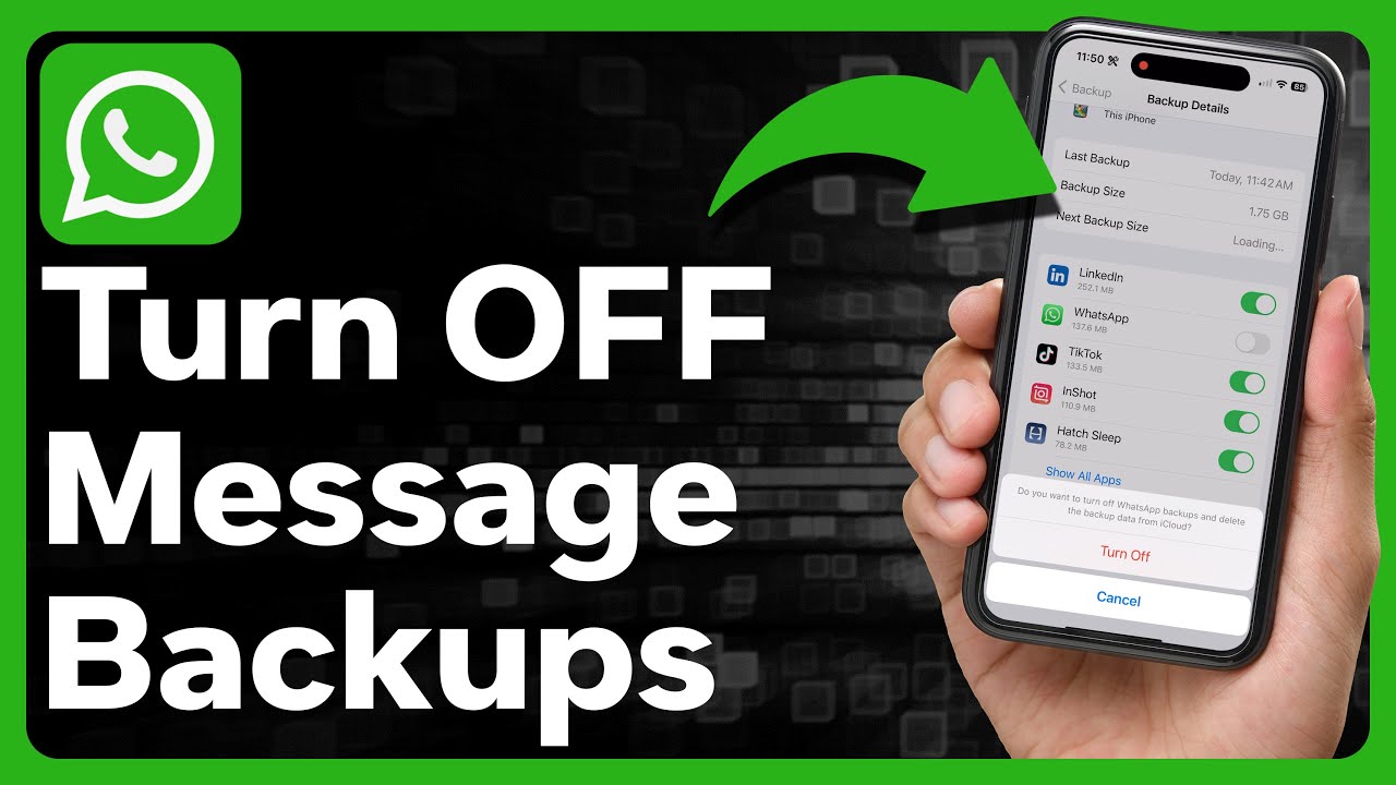 How To Stop Backing Up Messages In WhatsApp