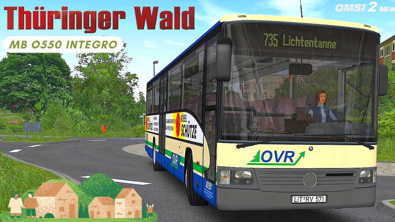 OMSI 2 [60 FPS] - THÜRINGER WALD 🌳 (Preview) | MB O550 INTEGRO 🔥 - Let's Play Omsi 2 [#962]