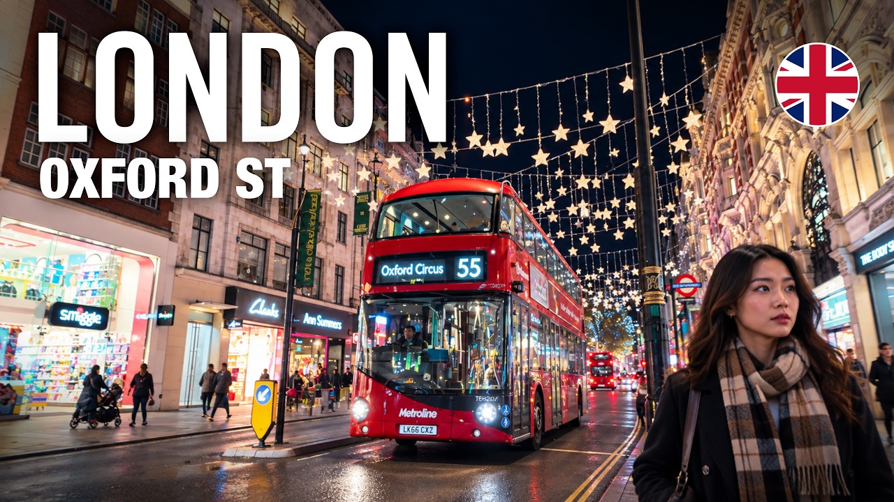 Soho Night Walk to Carnaby Street - 🍂 London Autumn Walk