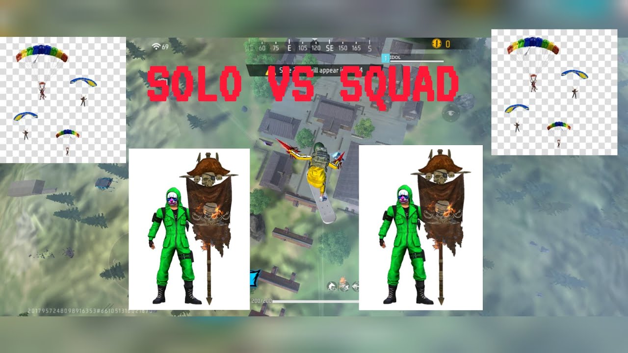 FREE FIRE SOLO VS SQUAD MATCH 🥵 FULL GAMEPLAY 💪🏼🗿