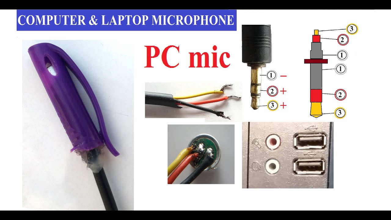 how to make mic for Pc and Laptop