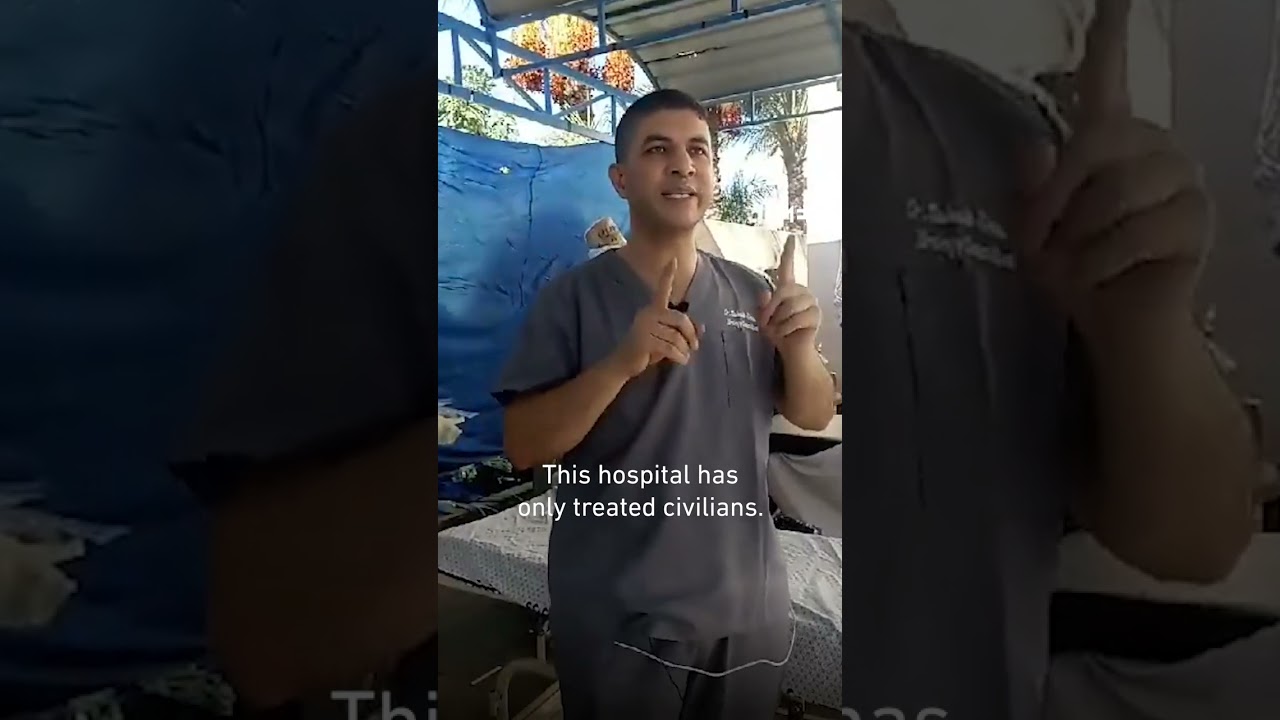 Doctor in Gaza says that if Israel was to bomb hospital it would be “a real genocide”