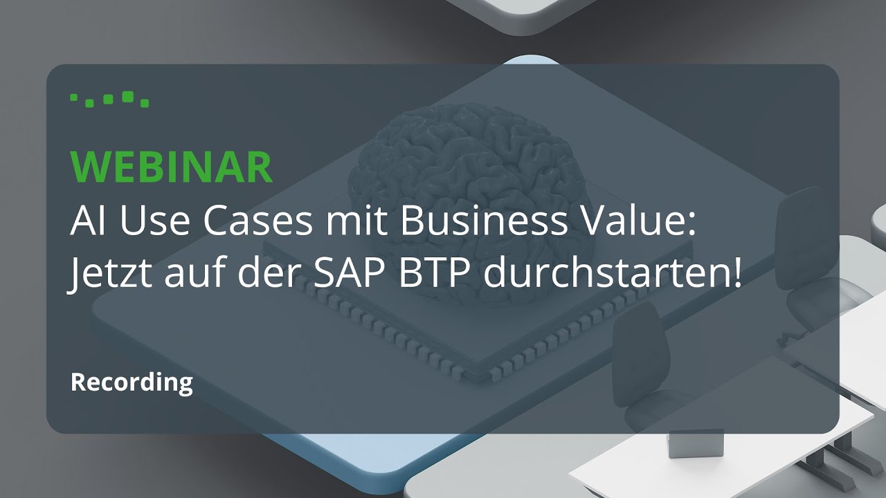 Webinar: AI Use Cases mit Business Value