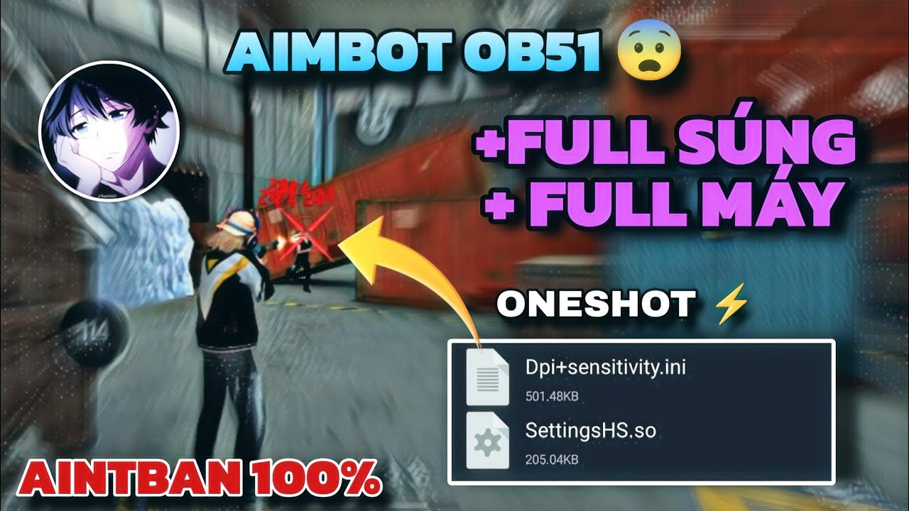 REG FF OB51, HỖ TRỢ NHẸ TÂM ⚡ SETTING SIÊU BÁM ĐẦU, HEADSHOT FULL SÚNG 🔫 | THANH HƯNG MOD