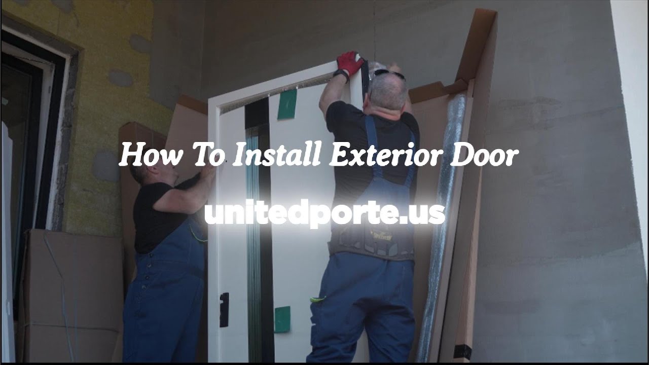 How To Install Exterior Door - Vdom Doors