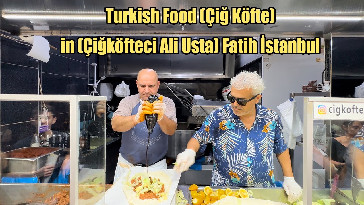 Çiğ Köfteci Ali Usta in Eminönü İstanbul Türkiye