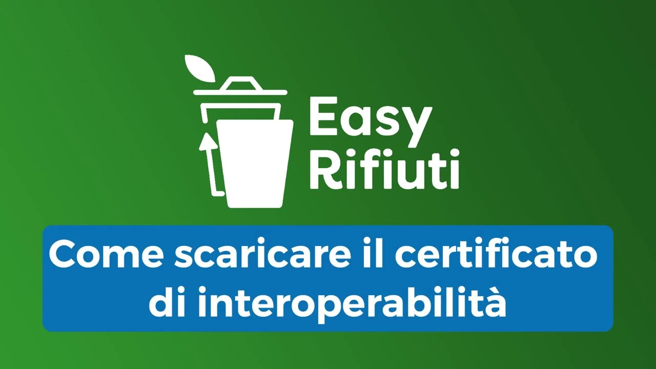 Come scaricare il certificato di interoperabilità