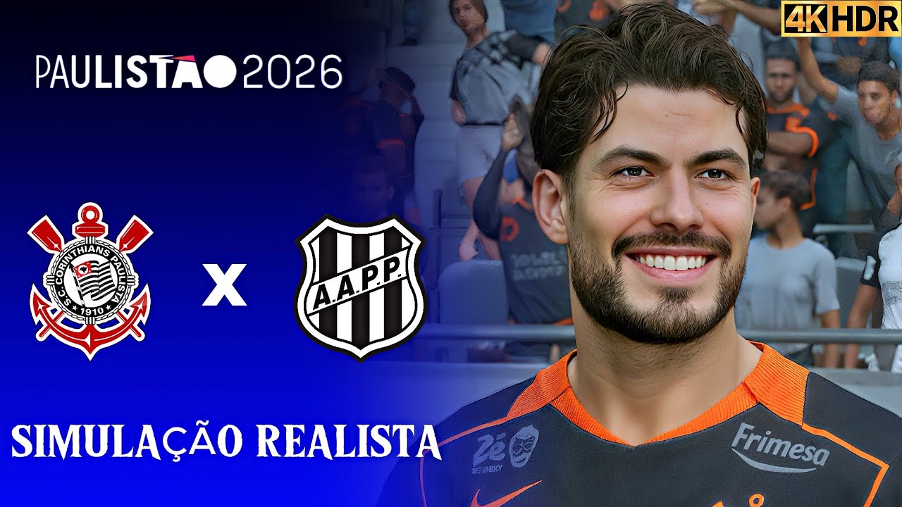 FC 26 - Corinthians vs Ponte Preta  | Paulistão 2026 | EA Sports FC 26 4K60FPS Simulação.