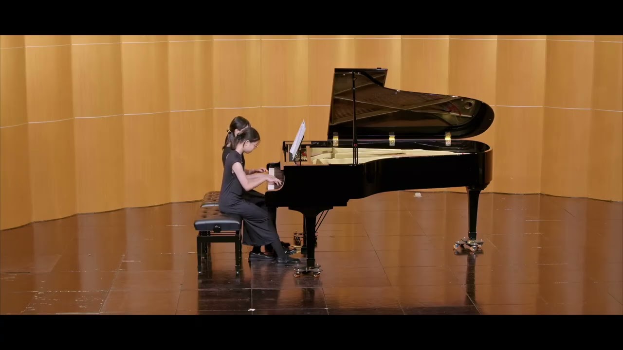 20251026魔豆王國年度音樂會 2 10 張愷心、張禕倢 自由探戈、宮崎駿組曲 四手聯彈