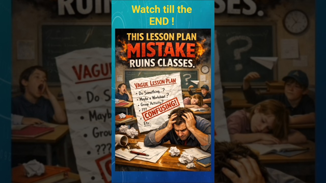 Stop Making THIS Lesson Plan Mistake - It's Ruining Your Teaching! 
