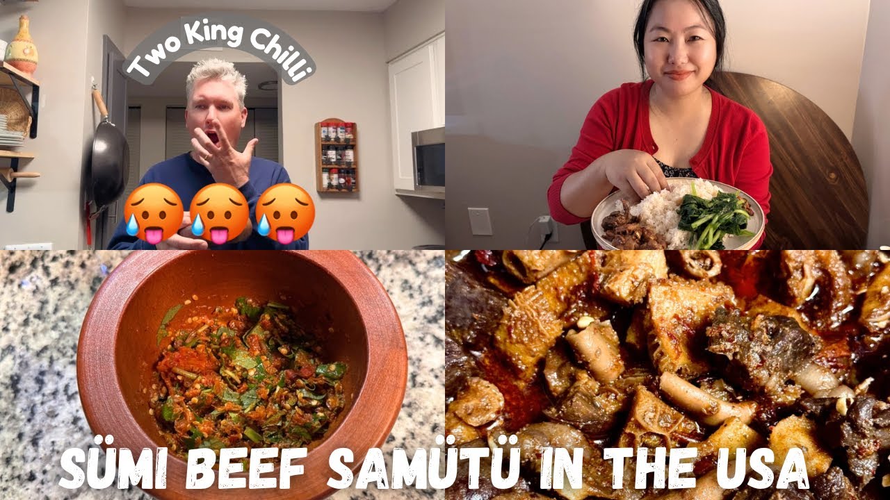 American tried Sümi Naga Beef Samütü FIRST TIME🇺🇸🇮🇳