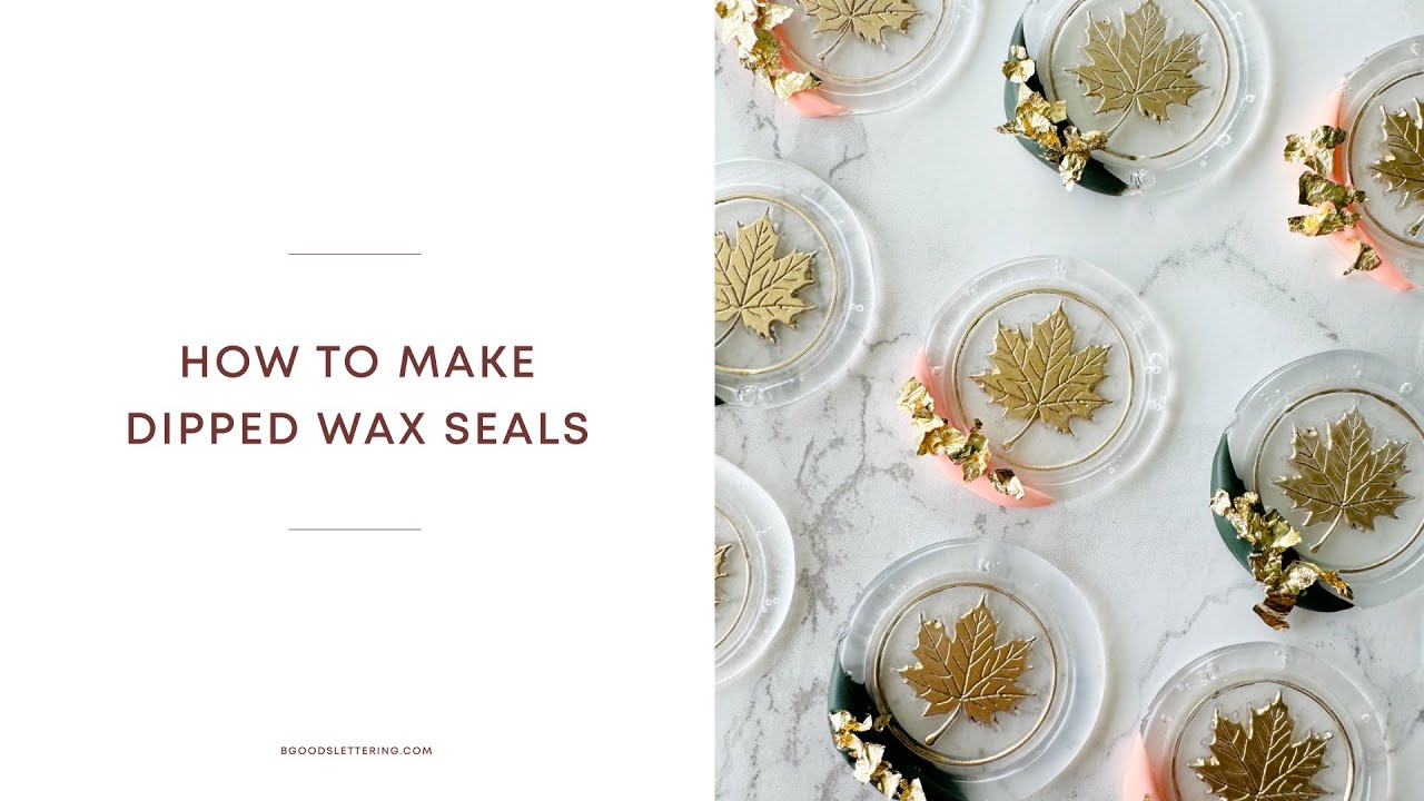 How to make dipped wax seals