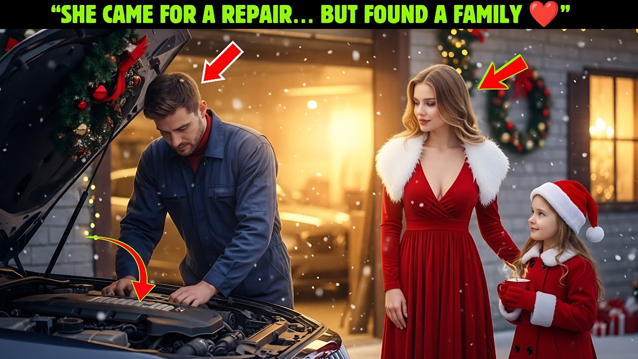 “Too Busy for Christmas — Until a Mechanic and His Little Girl Repaired the CEO’s Heart ❤️🎄