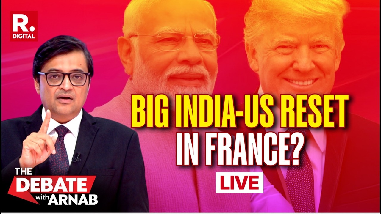 Debate With Arnab LIVE: Will Modi-Trump Mega Bilateral Reset India-US Ties?