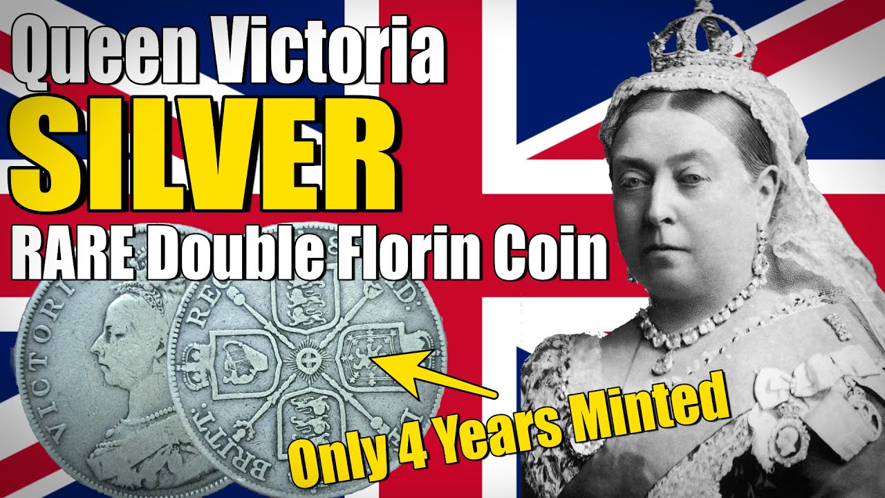 1887-1890 Double Florin Silver Victorian Coin | Coin Collecting #59