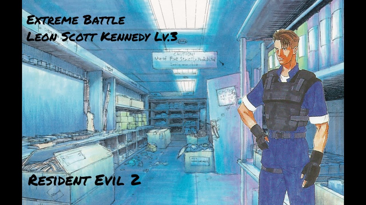 Resident Evil 2 Extreme Battle Leon Scott Kennedy Lv 3