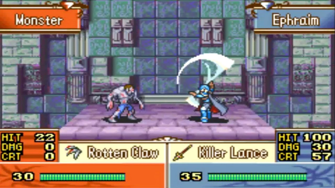 Fire Emblem: The Sacred Stones - All Critical Animations [GBA Showcase]