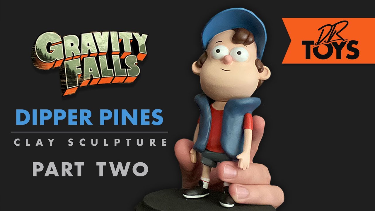 How to make a Gravity Falls  Clay Sculpture - Dipper Pine